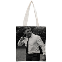 Custom Tom Hardy Tote Bag Reusable Handbag Women Shoulder Foldable Cotton Canvas Shopping Bags 2024 - buy cheap