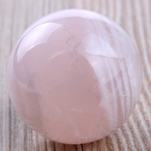 Natural Carved 50mm Tumbled Pink Rose Quartz Sphere Polished Ball Healing Crystal Fengshui Ornament with Freeshipping SPH075 2024 - buy cheap