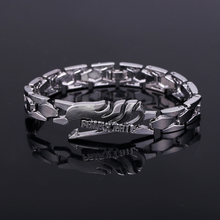 Pulseiras estilosas para pulseira de metal, feitas em liga de prata, pingente de fada e cauda 2024 - compre barato