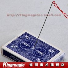 ¡Kingmagic aguja a través de la cubierta/trucos de magia de atrezzo magia juguetes como visto en tv/ 2 unids/lote-Envío gratuito por CPAM! 2024 - compra barato