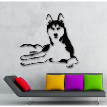 New Husky Dog Animals Vinyl Decal Pets Hospital Shop Window Decor Glass Sticker Dog Cat Wall Sticker For Room 2024 - buy cheap