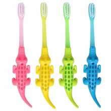 4pcs/lot Kids Cartoon Crocodile Toothbrush Children Soft Bristle Tooth Mouth Clean Oral Care Oral Hygiene Toothbrush 2024 - buy cheap