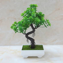 Potted Bonsai Artificial Plant Fake Trees Plant Green/Purple/Orange/Yellow/Red for Home Christmas Office Decoration A5740 2024 - buy cheap