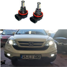 2Pcs H8 H11 Led  Fog Lights Bulb Car Driving Running Lamp Auto Leds Ligh For Honda CR-V 2007-2018 2024 - buy cheap