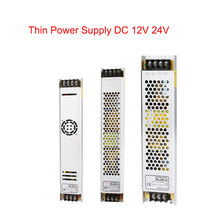 Ultra Thin LED Switch Power Supply DC 12V25A 24V10A Lighting DC Transformers 150W 200W 300W AC190-240V Led Driver For LED Strips 2024 - buy cheap