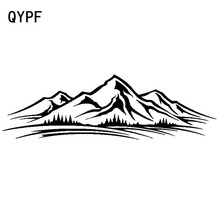 QYPF-pegatina de vinilo para coche, calcomanía colorida para ventana de montaña llena de golpes y huecos, 19,9 cm x 6cm, C18-0278 2024 - compra barato
