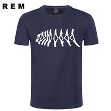 REM summer brand evolution t-shirt cotton tops tees men short sleeve boy casual homme tshirt t shirt plus fashion 2024 - buy cheap