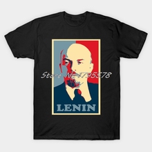 Lenin, Obama Hope Poster T-Shirt Men Short Sleeve T Shirt Hip Hop Tees Tops Cccp Shirt Harajuku Streetwear 2024 - buy cheap