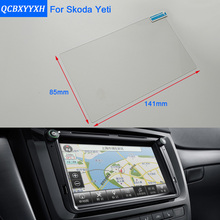 Car Styling 6.5 Inch GPS Navigation Screen Steel Glass Protective Film For Skoda Yeti Control of LCD Screen Car Sticker 2024 - buy cheap