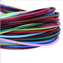 NEW 10 Meters 1/1.5/2/2.5mm Waxed Cotton Cord Waxed Thread Cord String Strap Necklace Rope Bead DIY Jewelry Making for Bracelet 2024 - buy cheap