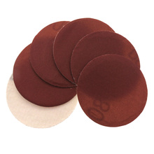 20PCS 2 Inch 50MM Aluminum Oxide Red Sandpaper Sanding Discs Hook and Loop 180 to 1000 Grits 2024 - buy cheap