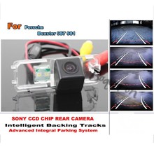 Car Intelligent Parking Tracks Camera / HD Back up Dynamic Tragectory Camera / Rear View Camera For Porsche Boxster 987 981 2024 - buy cheap