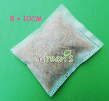 Free shipping! 100pcs 80 X100mm Non-woven Fabric tea filters, Heat  sealing Empty teabag, fill plants powder, medicine powder 2024 - buy cheap