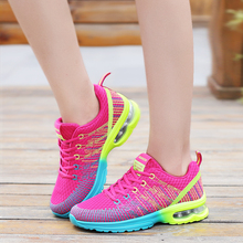 Zapatillas de correr transpirables para Mujer, calzado deportivo femenino para caminar, para exteriores, talla grande 42 2024 - compra barato