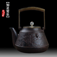 Cast iron pot Japan's pot of copper and copper new cast iron tea set the bamboo cicadas pig iron pot 2024 - buy cheap