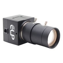 Профессиональная HD веб-камера ELP Plug Play 720P 30FPS MJPEG/YUY2 Ручная фокусировка зум-камера USB с варифокальным объективом объектив 5-50 мм 2024 - купить недорого