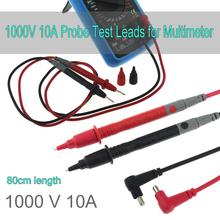 80cm 1 Pair Universal Probe Test Leads Pin 1000V 10A for Multimeter Meter Multi Meters Tester Lead Probe Wire Pen 2024 - buy cheap