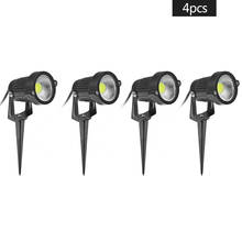 2/4 Pcs 12V Outdoor Garden Light 5W COB Waterproof LED Flood Spot Light Lawn Lamp Garden Wall Yard Path Light Landscape light 2024 - buy cheap