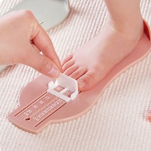 Nova criança infantil crianças recém-nascidos medida do pé calibre sapatos tamanho ferramenta régua de medição cuidados com as unhas acessórios do bebê recien nacido 2024 - compre barato