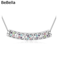 BeBella multicolor crystals fashion necklace made with Czech crystal for women gift 2024 - buy cheap