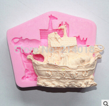 Free shipping noah's Ark modelling chocolate mold  silicon fondant Cake decoration mold wholesale fondant mold 2024 - buy cheap