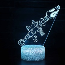 AK47 Gun 7 Color Change  Usb Led Light Lovely cartoon children's toys Children's room decoration 3D night light 2024 - buy cheap