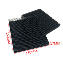 Disipador de calor de aluminio para fuente de alta potencia, disipador de calor de radiador de Chip IC LED, perfil de radiador de disipador térmico trasero de 150x130x17MM 2024 - compra barato