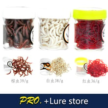 Free shipping 3 boxes a lot soft silica worm bait lure fishing soft carp lure bait carp bait for fishing tackle skabi 2024 - buy cheap