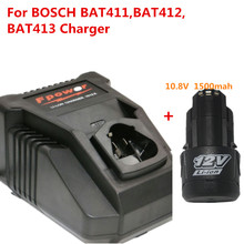 NEW  Replacement  charger for BOSCH Power tool 10.8v/12v  Li-ion BC430 ,BAT411,BAT412,BAT413 charger +1pcs battery 2024 - buy cheap