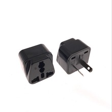 Australia New Zealand  to Universal USA/EU/UK  2Pin Power Travel Adapter Electric Plug Converter  Socket 10A/250V White/Black 2024 - buy cheap