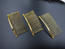 80*40MM 20PCS Gold Color Metal Hair Comb Claw Hairpins DIY Hair Accessories Findings & Components 2024 - buy cheap