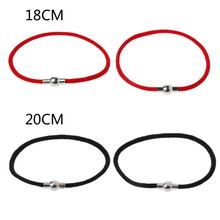 Lucky Kabbalah Red Black Braided String Bracelets With Magnetic Clasp Jewelry 2024 - buy cheap