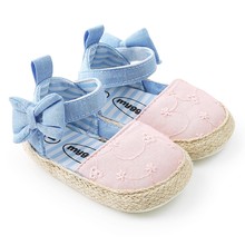 Canvas Baby Shoes Princess Girls Sneakers Shoes first walkers bow Bebe Ballet soft soled first Walkers 2024 - buy cheap