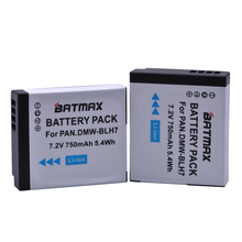 Baterias de computador 2 tamanhos de carregamento para panasonic lumix pçs/lote, gm1, gm5, DMW-BLH7 7, gf8 2024 - compre barato