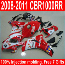 Inyección de plástico moldeado de Kit de carenado encaja para Honda CBR1000RR 08 09 10 11 rojo blanco negro Juego de carenados CBR 1000 RR 2008-2011 YJ02 2024 - compra barato