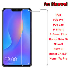2PCS 9H Tempered Glass for Huawei P Smart Plus P20 Pro Lite Nova 3 3i Honor 7A Pro Screen Protector Not Full Glass Cover Film 2024 - buy cheap