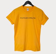 Camiseta con letras "No Tear Left To Cry" para mujer, camiseta divertida informal de algodón para mujer, camiseta Hipster Tumblr ins, NA-17 2024 - compra barato