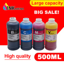 500ml Bottle Printer Ink Dye Refill Kit For HP 122 XL Deskjet 1000 1050 2000 2050s 3000 3050A 3052A 3054 1010 1510 2540 2024 - buy cheap