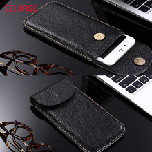 SZLHRSD Genuine Leather phone bags For Ulefone Armor 5 cases Power 3S Flip cover slim pouch stitch sleeve Power 5 S1 S8 S7 Mix 2 2024 - buy cheap