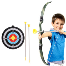 Children's Toys Archery Bow And Arrow Target Paper Dart Board Shooting Toy Outdoor Sports Fitness Plastic Gymnastics 2021 2024 - buy cheap
