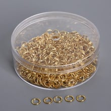 High Quality 400Pcs/lot Size 0.8x6mm gold/rhodium/silver Plating Open Metal Jump Rings for DIY Jewelry Findings & Components 2024 - buy cheap