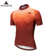 MILOTO Summer Short Sleeve  Pro Mtb Bike Cycling Jersey Ropa Ciclismo Riding Cycling Clothing Men Shirt Hombre Maillot wear 2024 - buy cheap