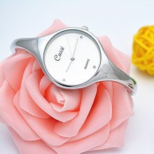 Cussi relógio de pulso feminino ouro luxuoso, de pulso de quartzo pulseira feminino elegante 2024 - compre barato