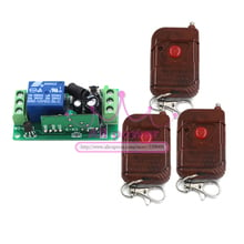 3 Maneiras de Saída ON/OFF 12 V Luz Parede Digital Sem Fio Interruptor de Controle Remoto + Frete Grátis 2024 - compre barato