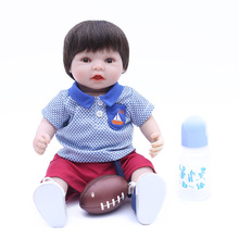 Bonecas reborn para bebês, bebês recém-nascidos, super legais, 17 cm, silicone macio, realista, 40 cm, presente para menina 2024 - compre barato