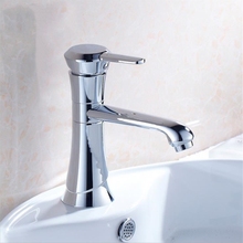 New Basin Faucet Water Tap Bathroom Faucet Solid Brass Chrome Cold & Hot Water Single Handle Water Sink Tap Mixer 2024 - buy cheap