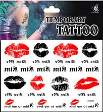 Randomly 5pcs/lot,Hot  sale waterproof tattoo,girl women  body art paint  fake tattoo temporary tattoos Sticker,free shipping. 2024 - buy cheap