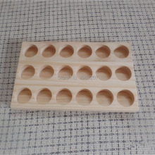 10pcs 18 Holes Wooden Essential Oil Display Stand Shelf Rack 15ml Bottles Storage Tray Demonstration Container Case 2024 - buy cheap