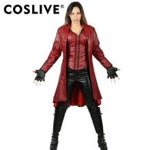 Coslive Капитан Америка: Civil War Скарлет Костюм ведьмы Скарлет ведьмы косплей костюм для женщин взрослых 2024 - купить недорого