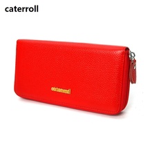 genuine leather wallet women luxury brand clutch purse floral ladies wallets and purses long real leather money bag 2024 - buy cheap